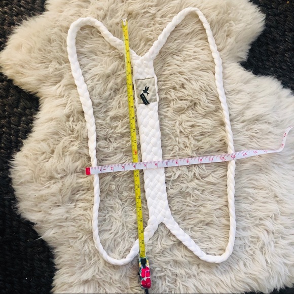 One Teaspoon White Braided Harness NWOT - Picture 5 of 5